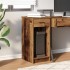 Torre de ordenador con cajón madera vieja 35x45x77