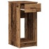 Torre de ordenador con cajón madera vieja 35x45x77