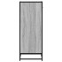 Mueble zapatero madera contrachapada gris sonoma 48x38x97,5