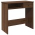 Escritorio de madera de ingeniería roble marrón 80x40x75