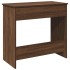 Escritorio de madera de ingeniería roble marrón 80x40x75