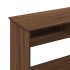 Escritorio de madera de ingeniería roble marrón 80x40x75