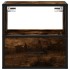Mesitas de noche pared 2 uds color roble ahumado 40x31x39,5