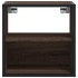 Mesitas de noche pared 2 uds color roble marrón 40x31x39,5