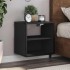 Mesitas de noche de pared 2 unidades negra 40x31x39,5