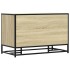 Banco zapatero madera de ingeniería roble sonoma 80x40x53,5