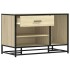Banco zapatero madera de ingeniería roble sonoma 80x40x53,5
