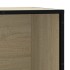 Banco zapatero madera de ingeniería roble sonoma 80x40x53,5
