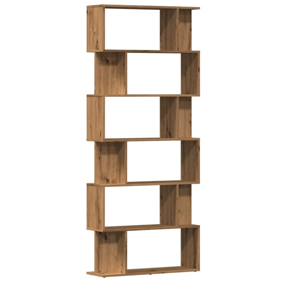 Estantería madera de ingeniería roble artisan 80x24x192