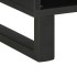 Mueble de TV madera maciza de mango negro 100x33x46
