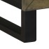 Mueble de TV madera maciza de mango negro 70x33x46