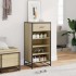 Mueble zapatero madera contrachapada roble sonoma 48x38x97,5