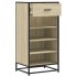 Mueble zapatero madera contrachapada roble sonoma 48x38x97,5