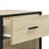 Mueble zapatero madera contrachapada roble sonoma 48x38x97,5