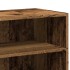 Aparador de madera ingeniería madera envejecida 103,5x35x70