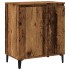 Aparador de madera contrachapada envejecida 60x35x70