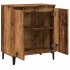 Aparador de madera contrachapada envejecida 60x35x70