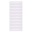Toallas de mano 10 piezas blanco 50x100cm 360 g/m² 100% algodón
