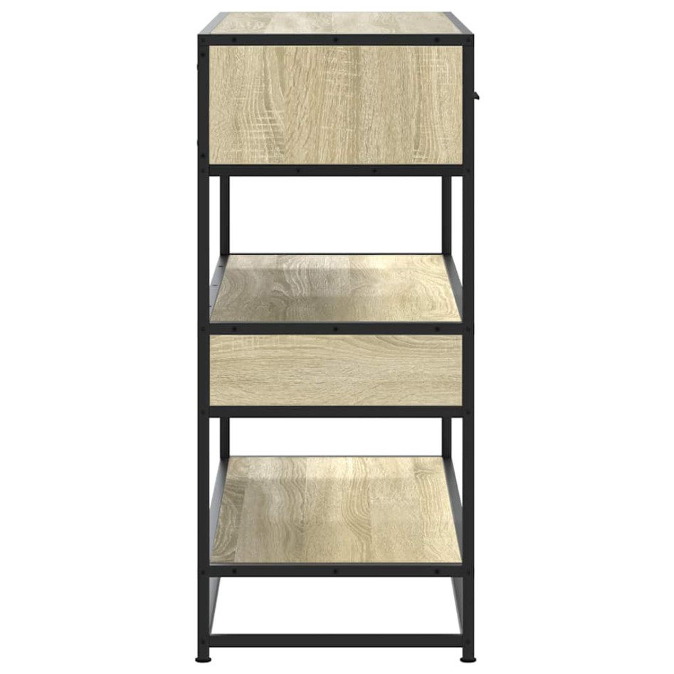 Mesa consola de madera de ingeniería roble Sonoma 90x35x80