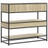 Mesa consola de madera de ingeniería roble Sonoma 90x35x80