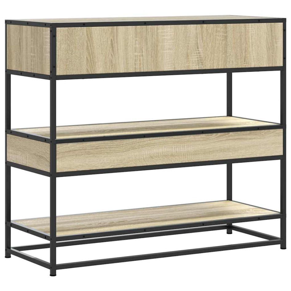 Mesa consola de madera de ingeniería roble Sonoma 90x35x80