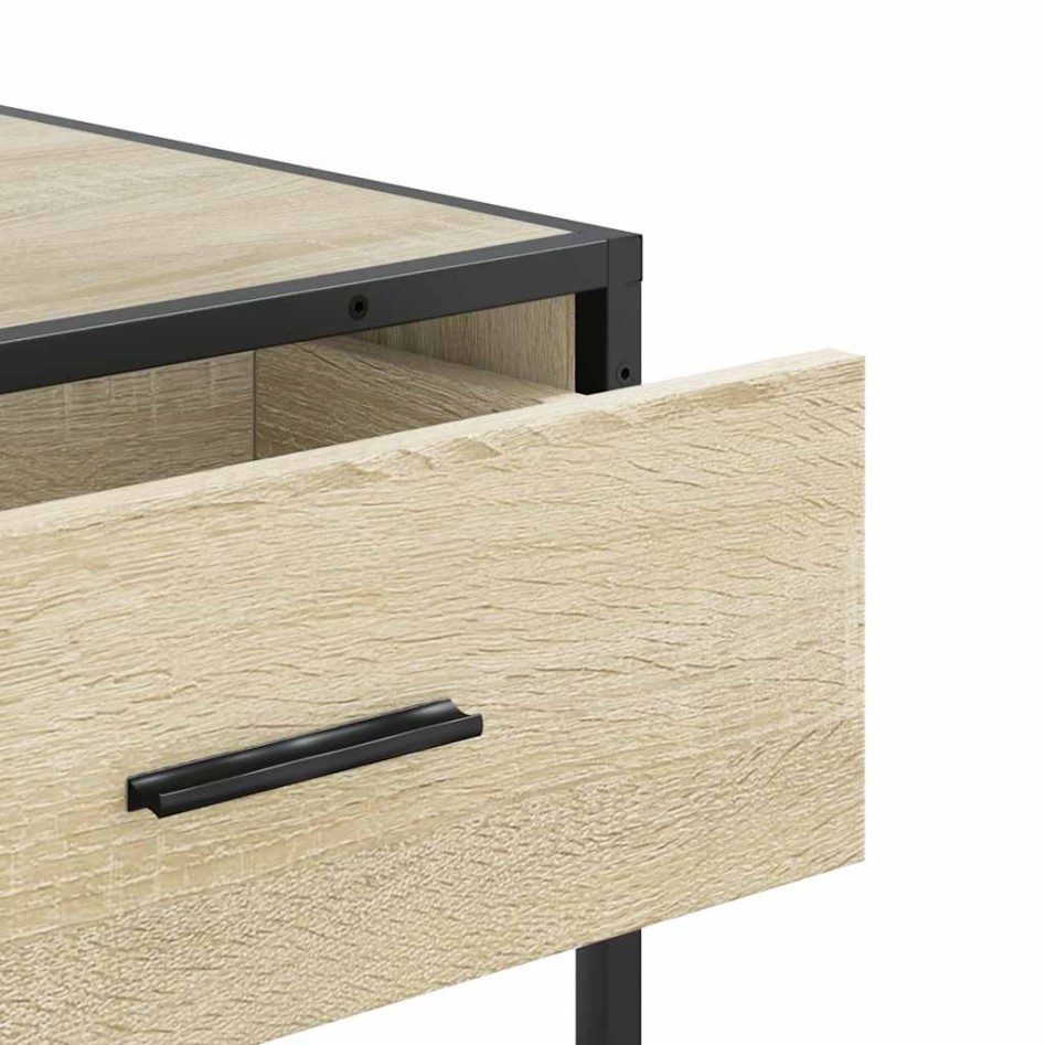 Mesa consola de madera de ingeniería roble Sonoma 90x35x80