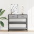 Mesa consola madera de ingeniería gris Sonoma 90x35x80