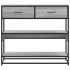 Mesa consola madera de ingeniería gris Sonoma 90x35x80