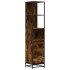 Armario baño madera contrachapada roble ahumado 35x37,5x166