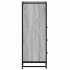 Armario de baño madera contrachapada gris sonoma 35x37,5x100