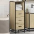 Armario de baño madera contrachapada roble Sonoma