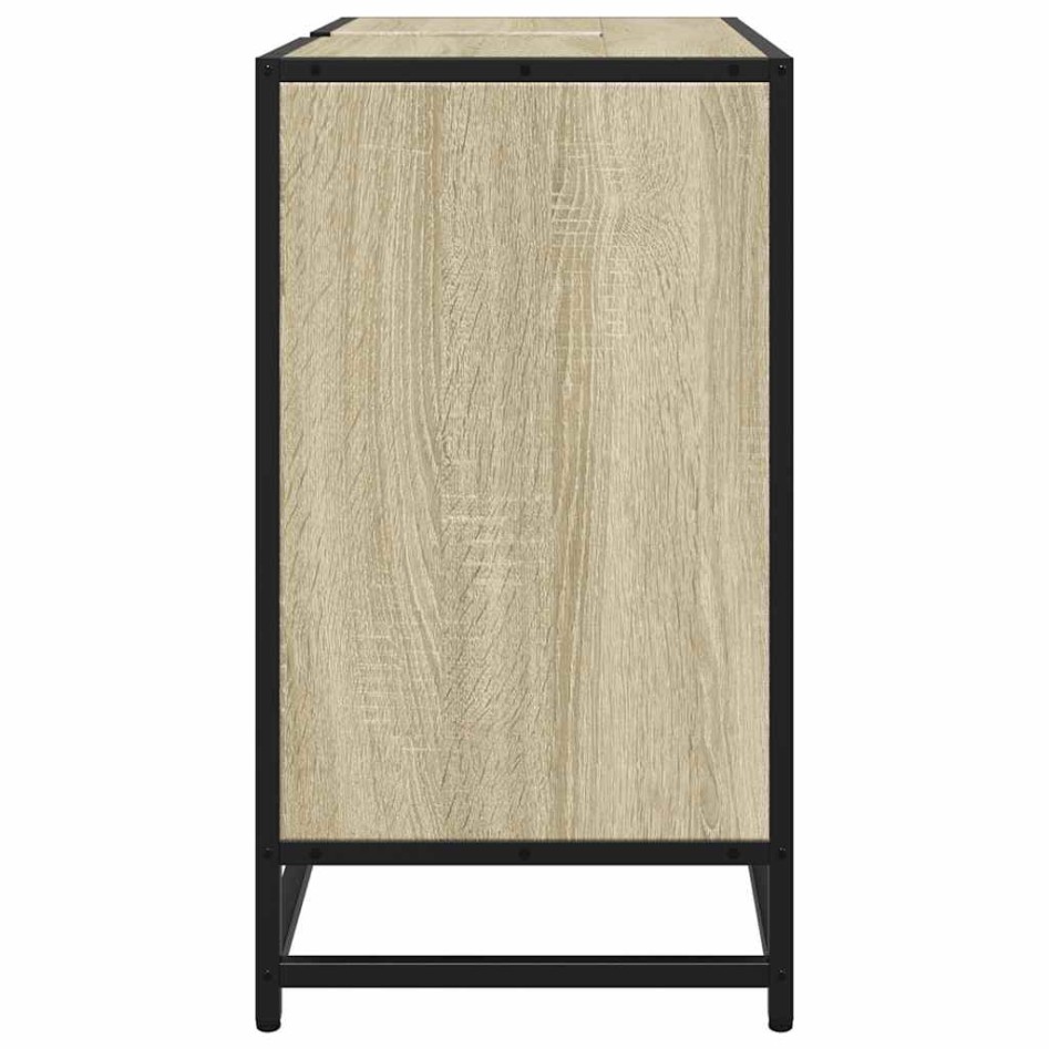 Armario de lavabo de baño madera roble Sonoma 65x33x60