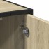 Armario de lavabo de baño madera roble Sonoma 65x33x60