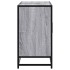 Armario lavabo baño madera ingeniería gris Sonoma 80x33x60