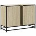 Armario lavabo baño madera ingeniería roble Sonoma 80x33x60