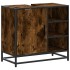 Mueble de baño para lavabo roble ahumado 65x33x60
