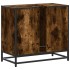 Mueble de baño para lavabo roble ahumado 65x33x60