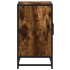 Armario lavabo baño madera ingeniería roble ahumado 90x33x60