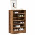 Mueble zapatero madera ingeniería madera envejecida 60x35x92