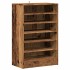 Mueble zapatero madera ingeniería madera envejecida 60x35x92