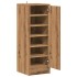 Mueble zapatero de aglomerado roble artisan 32x35x92