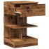 Mesitas de noche 2 uds madera ingeniería envejecida 40x35x65