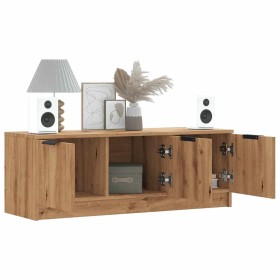 Mueble de TV madera contrachapada artisan roble 102x35x36,5