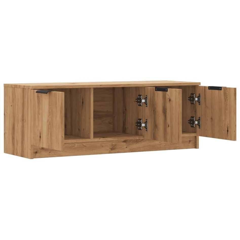 Mueble de TV madera contrachapada artisan roble 102x35x36,5