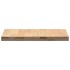 Encimera de cocina rectangular madera maciza