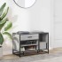 Banco zapatero madera de ingeniería gris sonoma 80x40x53,5