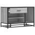 Banco zapatero madera de ingeniería gris sonoma 80x40x53,5