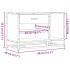 Banco zapatero madera de ingeniería gris sonoma 80x40x53,5