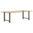 Patas para mesa de centro de acero natural 2 uds 70x(72-73)