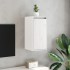 Armario de pared de madera maciza de pino blanco 30x30x60